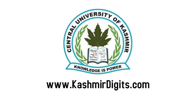 Central University of Kashmir Admission Notification for Various Programmes