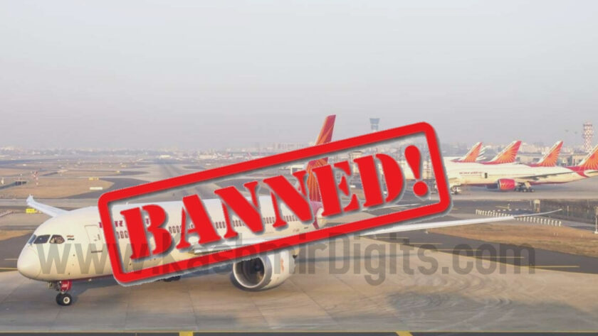 India extends ban on International flights.