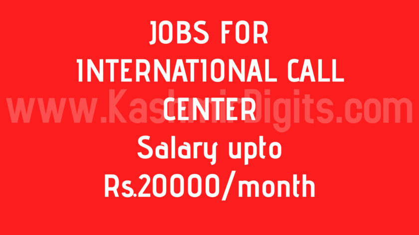 JOBS FOR INTERNATIONAL CALL CENTER