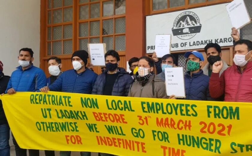 200 Employees Demand Transfer From Ladakh.