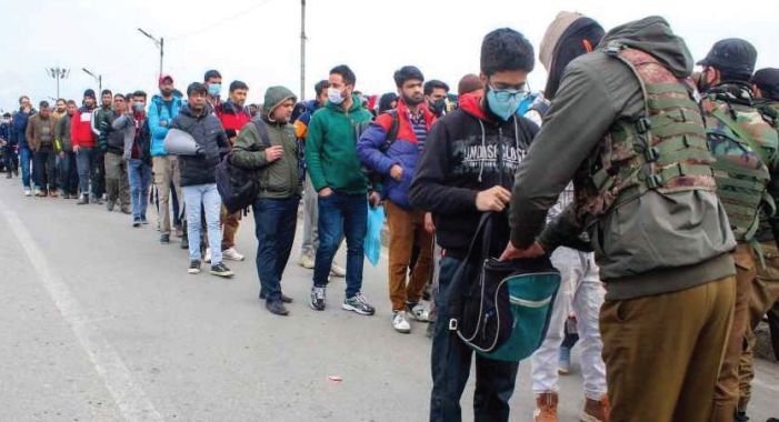 Frequent Frisking, Identification Checks As Naya Kashmir returns to OId Days.