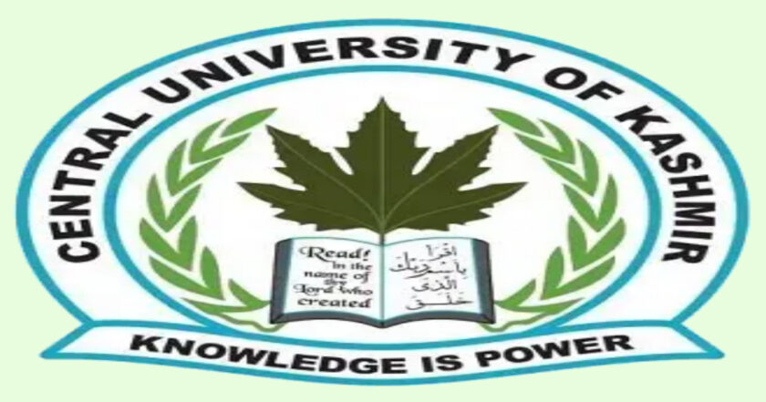 Central University of Kashmir Jobs Recruitment 2021