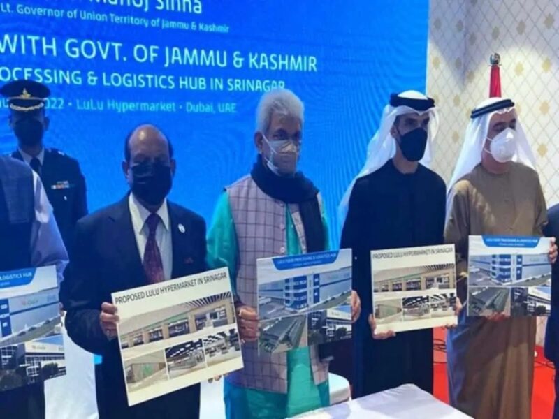 UAE Based LuLu Group Signs MoU With J&K Admin, To Set up Food Processing Hub in Srinagar.