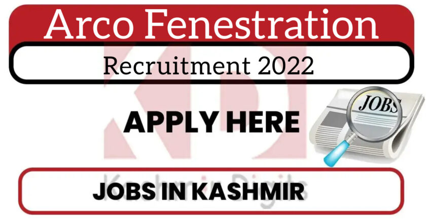 Arco Fenestration Recruitment 2022.