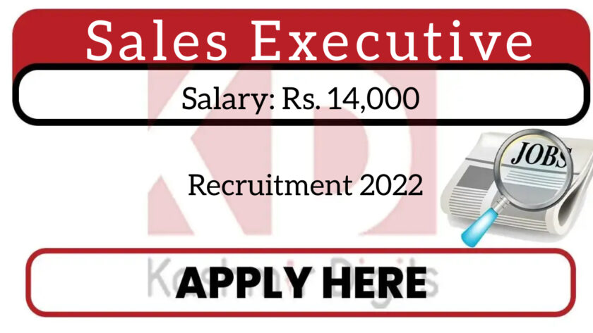 Sales Executive Recruitment 2022.