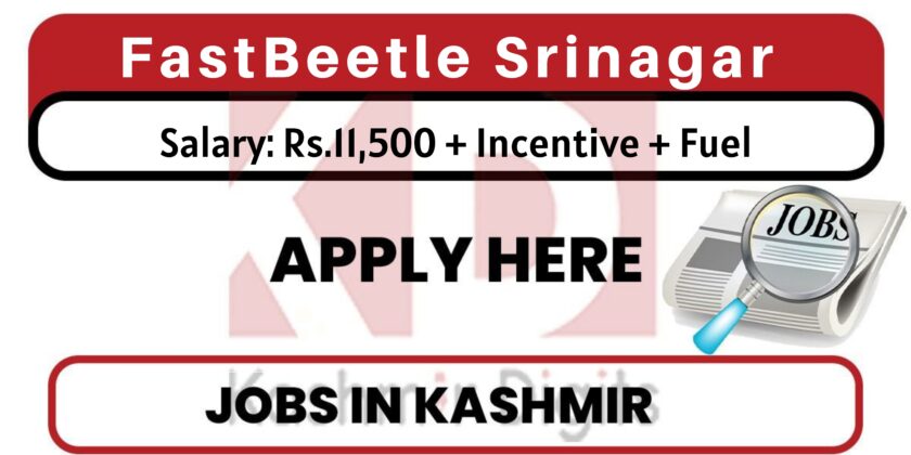 FastBeetle Srinagar Job Recruitment 2022.