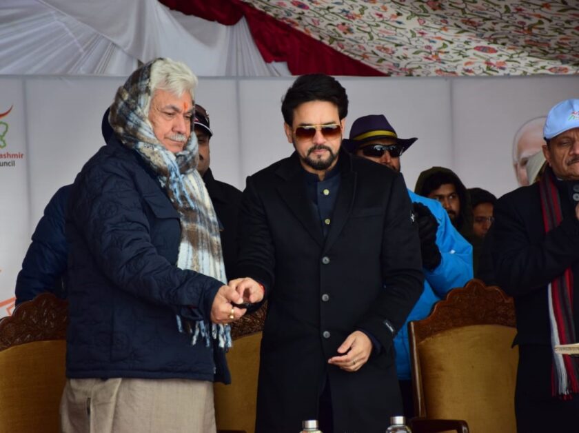 Kashmir which was known for stone pelting now known for sports activities: Minister Anurag Thakur