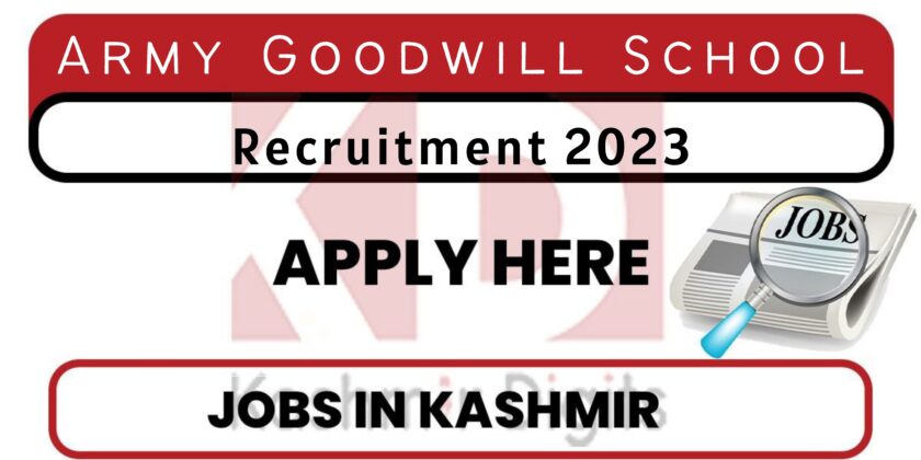 Army Goodwill School Naugam Recruitment 2023 