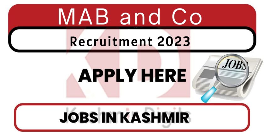 MAB and Co Jobs Recruitment 2023