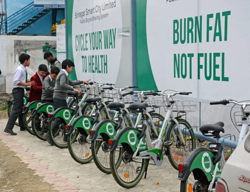 Srinagar Smart City: Trial test carried for pedaled cycles