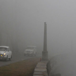 Air and surface traffic disrupted as a thick layer of fog engulfed many parts of Kashmir