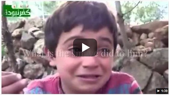 A cry from a Syrian boy to negligent UN & global dead conscience. You will Cry after watching this.