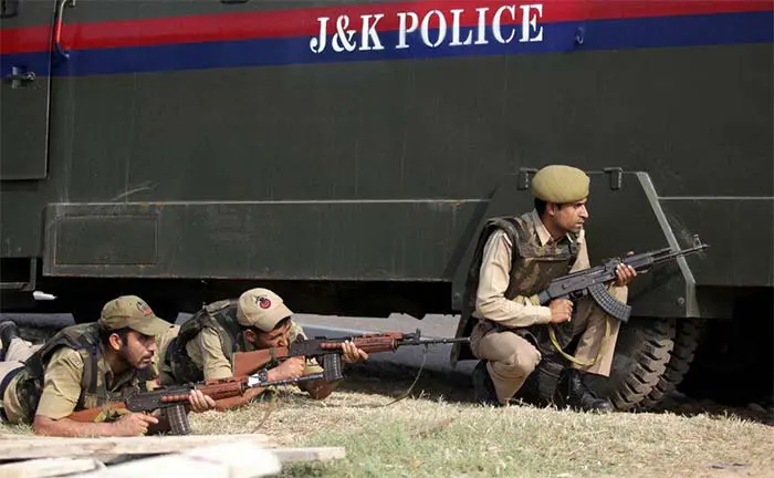 Attack on Police Station Kashmir