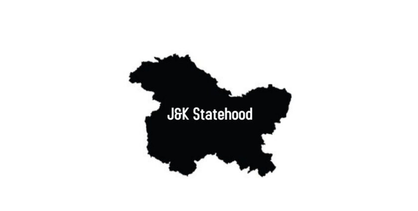 When can J&K be granted back statehood? Govt. clarifies.