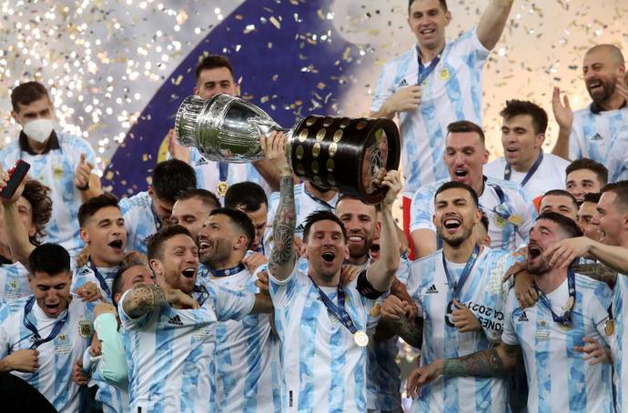 Messi wins first ever major title with Argentina, as they beat Brazil in Copa America.