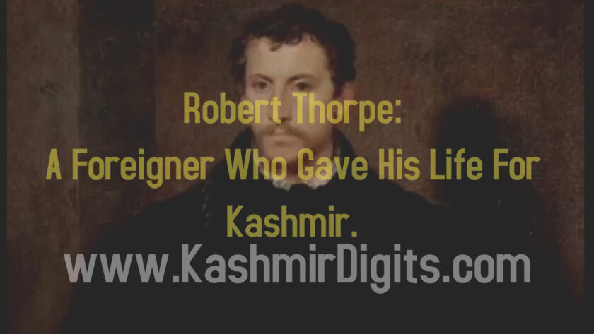 Robert Thorpe, a foreigner who gave his life for Kashmir.