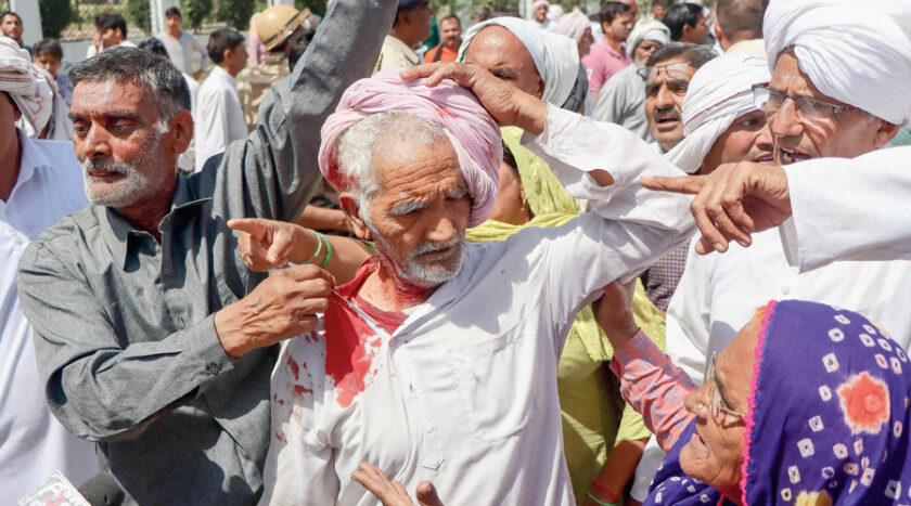 Farmers Protest: Police use lathi-charge to quell agitation in Karnal, several injured