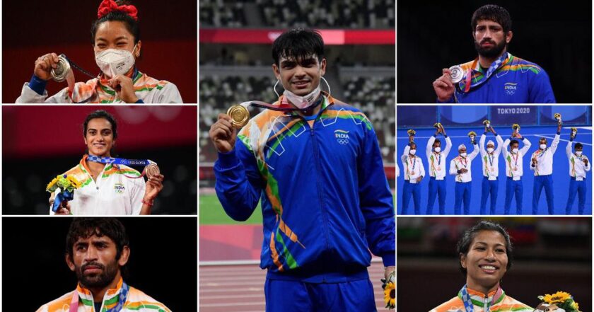 India records its most successful Olympics campaign with 7 medals.