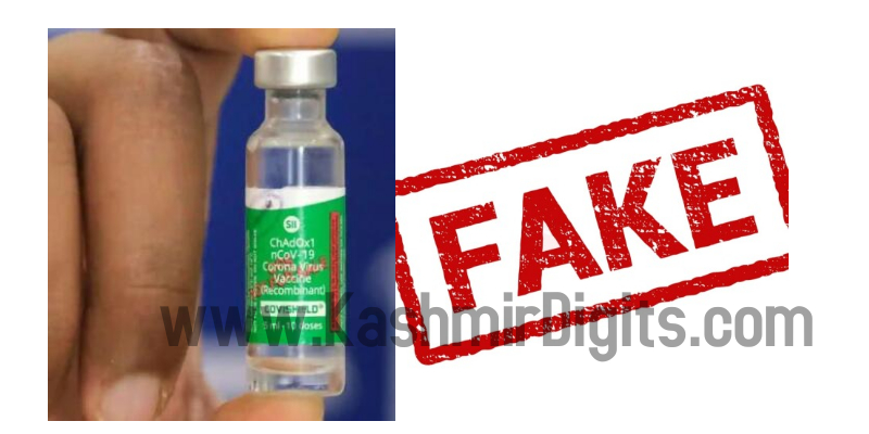Alert! Fake Covishield vaccines in India, WHO confirms.