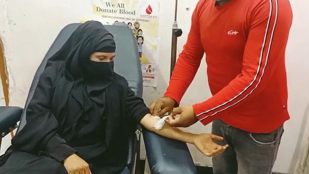 Bilqees Ara, a health worker from Kupwara sets example by donating blood 25 times.