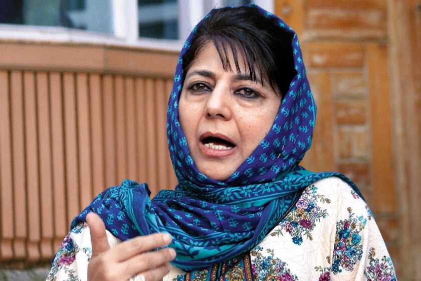 Politicians, journalists being punished for speaking truth in Naya Kashmir says Mehbooba Mufti.