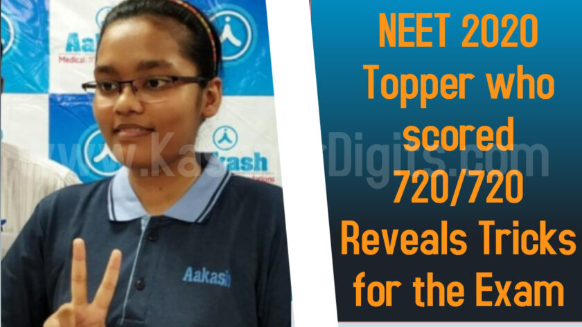 NEET 2020 Topper Who Scored 720/720 Reveals Tricks to Master Medical Entrance Exam
