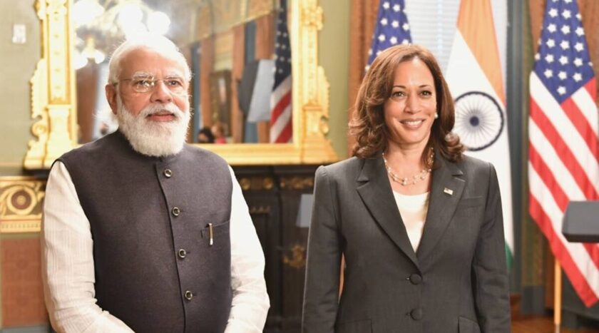 Kamala Harris Meets Modi Discusses Pakistan, Presses India Gently on Human Rights.