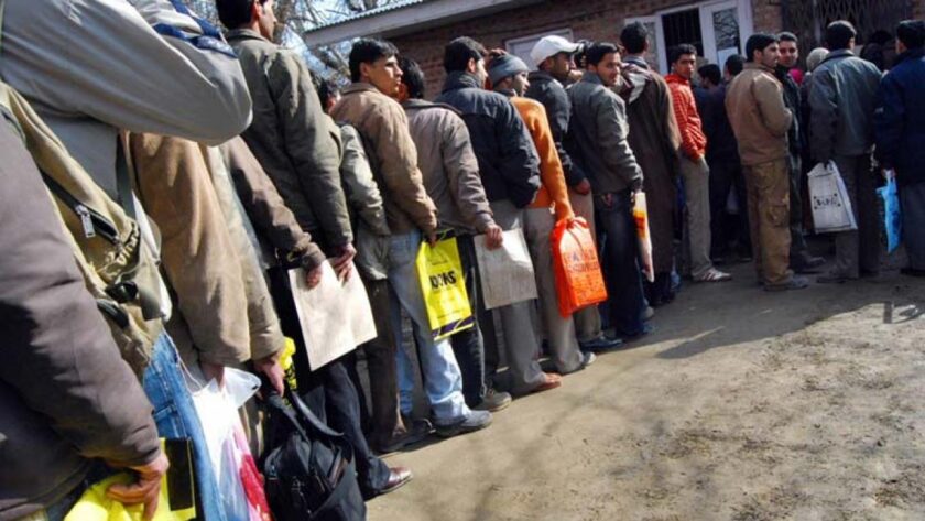 Employment Crisis: J&K records 17.8% Unemployment Rate. Highest All Over India