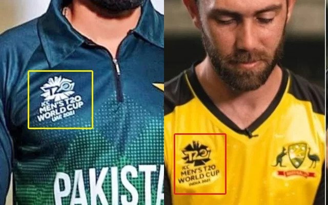 Pakistan Cricket courts controversy write ‘UAE 2021’ instead of ‘India 2021’ on their Jersey ahead of T20 World Cup.
