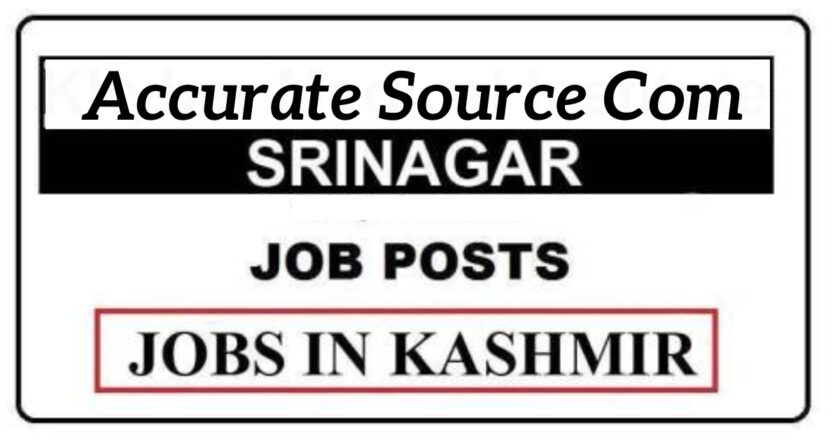 Accurate Source Com Srinagar Jobs Recruitment 2021