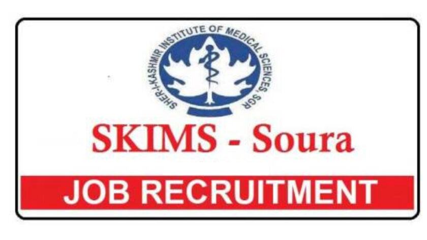 SKIMS Soura Job Recruitment 2021