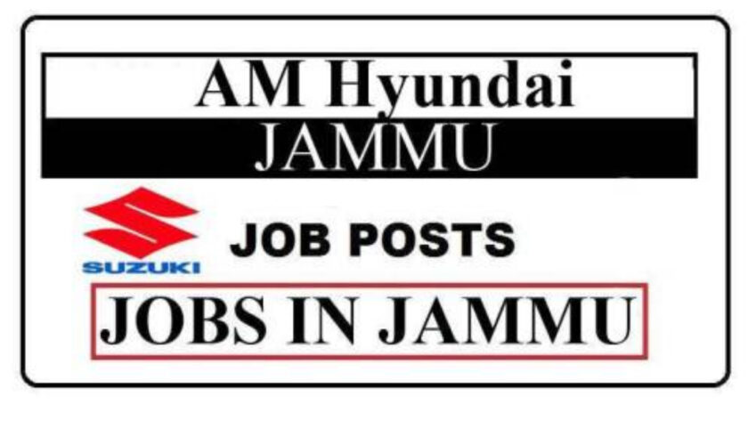 AM Hyundai Jammu Jobs Recruitment 2021