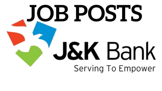 J&K Bank Recruitment 2021: 45 Vacancies for PO & Banking Associates