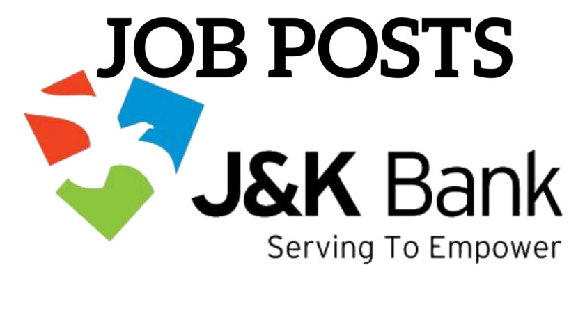 JK Bank Recruitment 2021, 45 Posts Last date Extended