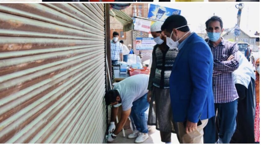 Four Medical Shops Sealed For Violations in Srinagar.