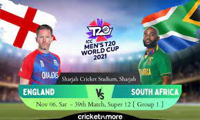 T20 World Cup: England vs South Africa and Australia vs West Indies; Semi Final spots up for grabs