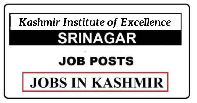 Kashmir Institute of Excellence Jobs Recruitment 2021