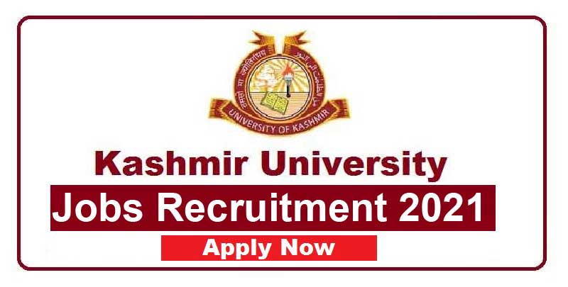 Kashmir University South Campus Jobs Recruitment 2021