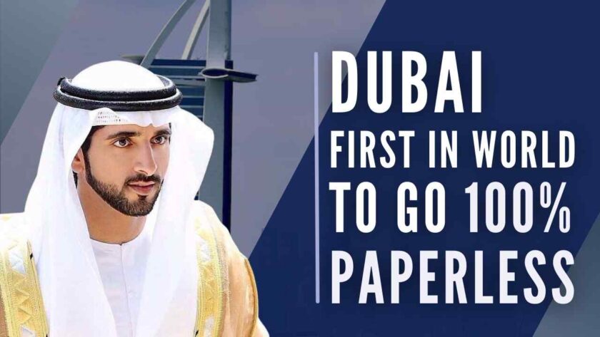 Dubai Becomes First In The World To Go 100% Paperless.