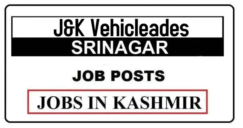 J&K Vehicleades Job Recruitment 2021–22