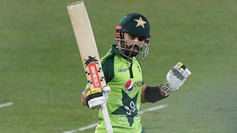 Mohammad Rizwan Becomes First Ever Batsman To Score 2000 T20 runs In A Calendar Year.