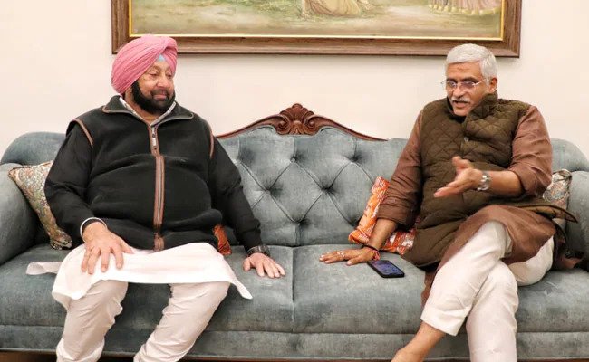 Former Punjab CM Amarinder Singh Announces Alliance With BJP.