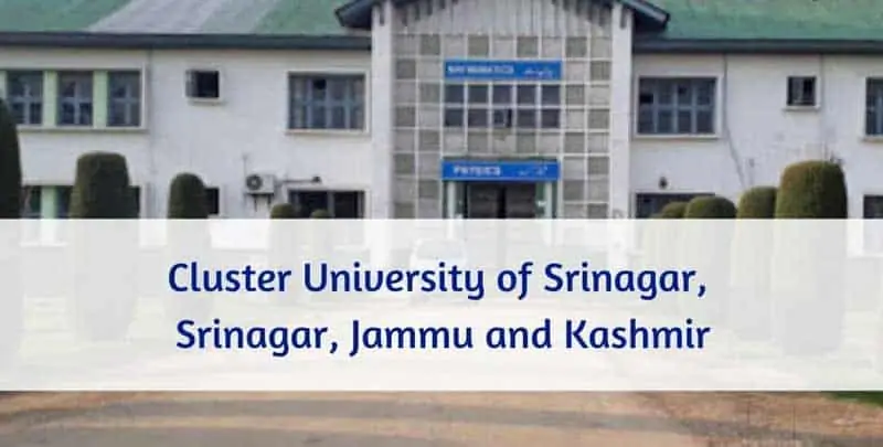 Cluster University Srinagar postpones today’s undergraduate exams