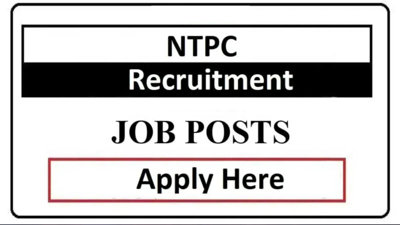 NTPC Job Recruitment 2022