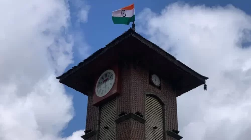 flag in lal chowk