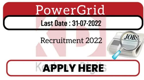 1103 Posts, PowerGrid Recruitment 2022..Kashmirdigits