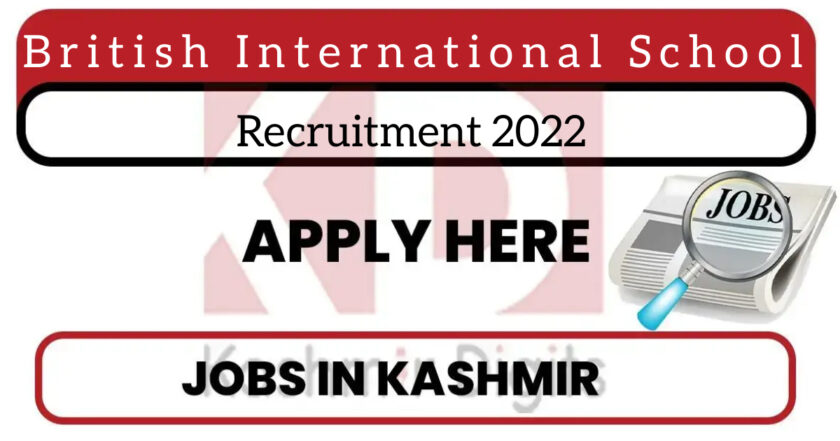 British International School Recruitment 2022.￼