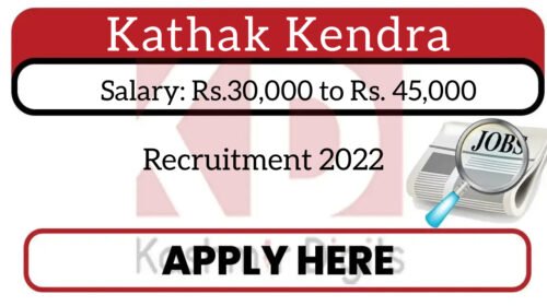 Kathak Kendra Recruitment 2022.Kashmirdigits