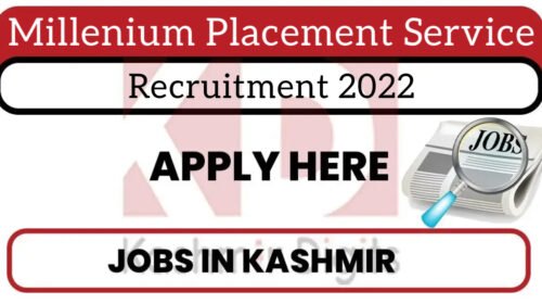 Millenium Placement Service Recruitment 2022.Kashmirdigits