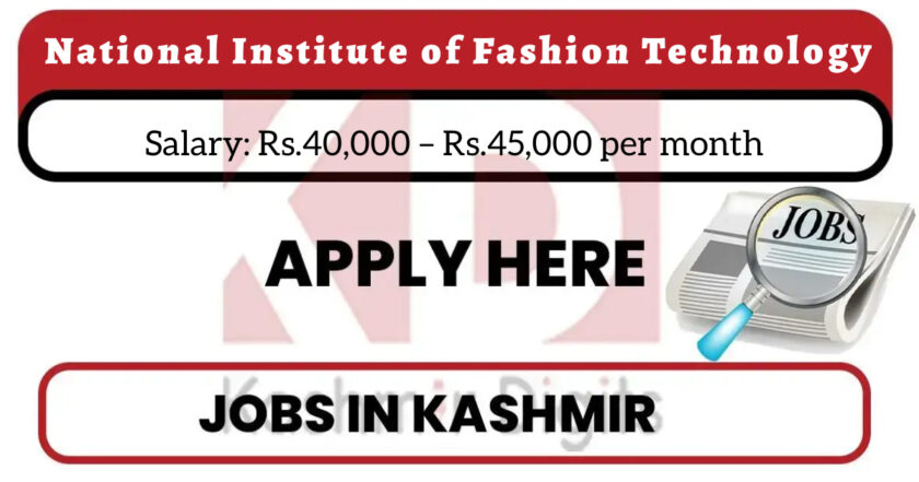 NIFT Recruitment 2022.